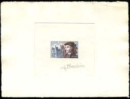 EPREUVES D'ARTISTES ET D'ATELIER - 1034   Jacques Coeur, épreuve D'artiste Multicolore Signée, TB - Prove D'artista
