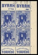 ** ALGERIE 137 : BLOC De 4 Avec Pub CD 29/6/38 - Altri & Non Classificati