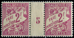 ** ALGERIE Taxe 10 : PAIRE Mill.5, TB - Postage Due