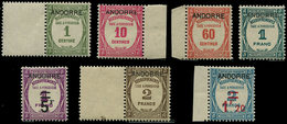 ** ANDORRE Taxe 9/15 : Série Recouvrements De 1931/32, TB - Unused Stamps