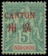 * CANTON 4 : 5c. Vert, TB - Other & Unclassified