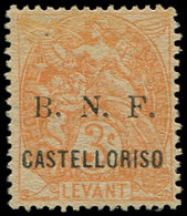 (*) CASTELLORIZO 3aA : 3c. Orange, S Au Lieu De Z, TB - Sonstige & Ohne Zuordnung