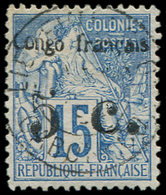 CONGO 2 : 5c. Sur 15c. Bleu, Obl., Bon Centrage, TTB. Br - Altri & Non Classificati