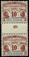 ** COTE DES SOMALIS Taxe 2 : Paire Mill.6, TB - Other & Unclassified