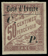 * COTE D'IVOIRE Colis Px 18 : 50c. Lilas, TB - Autres & Non Classés