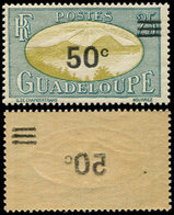 ** GUADELOUPE 166 : 50c. Sur 25c., Surcharge RECTO-VERSO, TB - Other & Unclassified