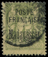 MADAGASCAR 21 : 1f. Vert-olive, Obl., TB - Autres & Non Classés