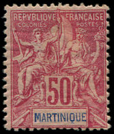 * MARTINIQUE 41 : 50c. Rose, TB - Other & Unclassified