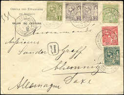 Let MONACO 11 + 12 (2) + 16 + 22 Et 23, Tous Obl. Càd MONTE-CARLO PRINCté De MONACO 10/4/01 Sur Env. Rec., Arr. CHEMNITZ - ...-1885 Prephilately