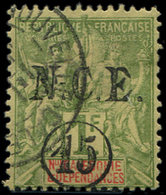 NOUVELLE CALEDONIE 58 : 15c. Sur 1f. Olive, Obl., TB - Used Stamps