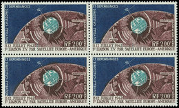 ** NOUVELLE CALEDONIE PA 73 : Télécom, 200f., BLOC De 4, TB - Used Stamps