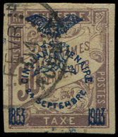 NOUVELLE CALEDONIE Taxe 12 : 50c. Lilas, Obl. Càd Fév. 1904, TB - Postage Due