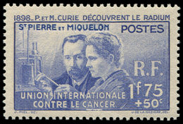 ** SAINT PIERRE ET MIQUELON 166 : P. Et M. Curie, TB - Nuovi
