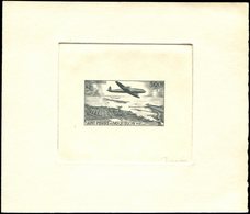 SAINT PIERRE ET MIQUELON PA 23 : 500f. Port De St Pierre, Type NON EMIS, épreuve D'artiste En Noir Signée Decaris, TB - Unused Stamps