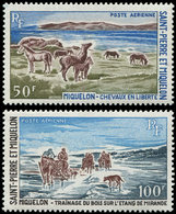 ** SAINT PIERRE ET MIQUELON PA 44/45 : Série Courante De 1969, TB - Unused Stamps