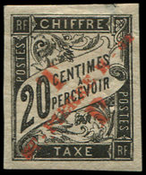 * SAINT PIERRE ET MIQUELON Taxe 52 : 20c. Noir, Surchargé, TB - Postage Due