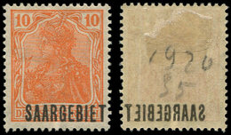 * SARRE 35 : 10p. Orange, Surcharge RECTO-VERSO, TB - Unused Stamps