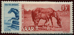 ** SARRE 253/54 : Journée Du Cheval, La Série, TB - Unused Stamps