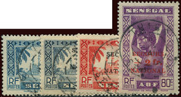 SENEGAL 173/76 : Secours National, La Série, Obl., TB - Altri & Non Classificati