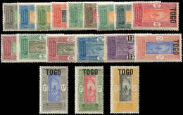 * TOGO 101/18 : Série Courante De 1921-22, TB - Altri & Non Classificati