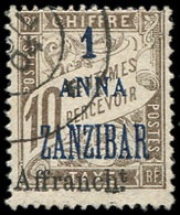 ZANZIBAR 69 : 1a. Sur 10c. Brun, Obl., TB - Neufs