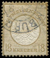 EMPIRE 25 : 18k. Bistre, Obl., Restauré, Très Bel Aspect - Used Stamps