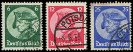 EMPIRE 467/69 : Nouveau Reichtag, Obl., TB - Usati