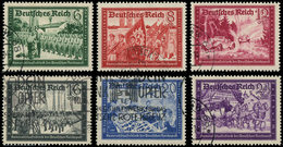 EMPIRE 697/702 : Postiers Allemands, Obl., TB - Used Stamps