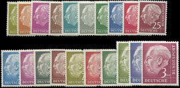 ** RFA 62A/72B : Série Heuss, TB - Unused Stamps