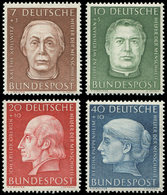** RFA 76/79 : Bienfaiteurs De L'Humanité 1954, TB - Unused Stamps