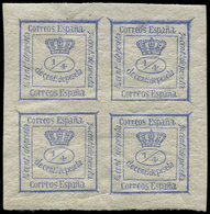 * ESPAGNE 129 : 1/4c.. Outremer, TB - Used Stamps