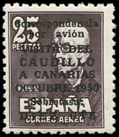 ** ESPAGNE PA 246 : 25p. Brun-lilas, Visite Aux Canaries, N°A001,770, TB. C - Unused Stamps