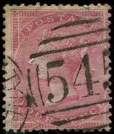 GRANDE BRETAGNE 18 : 4p. Rose, Obl., Petit Défaut De Dentelure, B - Used Stamps
