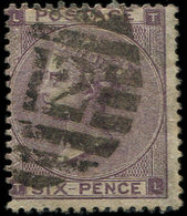 GRANDE BRETAGNE 22 : 6p. Violet, Obl., TB - Used Stamps