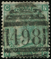 GRANDE BRETAGNE 31 : 1s. Vert, Obl., TB - Used Stamps