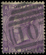 GRANDE BRETAGNE 34 : 6p. Violet, Obl., TB - Used Stamps