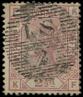 GRANDE BRETAGNE 56 : 2 1/2p. Rose Carminé, Obl., TB - Used Stamps