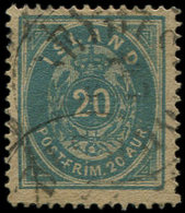 ISLANDE 14 : 20a. Bleu, Obl., TB - Used Stamps