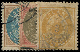 ISLANDE 20/22 : La Série Obl., TB - Used Stamps