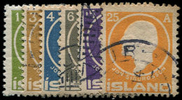 * ISLANDE 62/67 : Jon Sigurdson, La Série, TB - Used Stamps