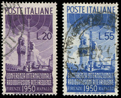 ITALIE 561/62 : Oblitérés, TB - Marcophilia