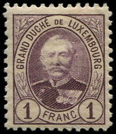 ** LUXEMBOURG 66 : 1f. Violet, TB - 1852 Guglielmo III