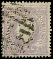 PORTUGAL 48 : 240r. Violet, Obl., TB - Other & Unclassified
