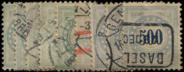 SUISSE Taxe 1/9 : La Série, Obl., TB - Postage Due