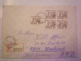 2019 (42)  LETTRE REC Au Départ De  BOCHNIA  à Destination De  UMKIRCH    1980   - Briefe U. Dokumente