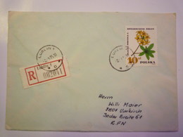 2019 (47)  LETTRE REC Au Départ De  LUBLIN 1  à Destination De  UMKIRCH   1975   - Storia Postale