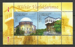 Turkey; 2002 Cultural Heritages, ERROR "Imperf. Margin" - Unused Stamps