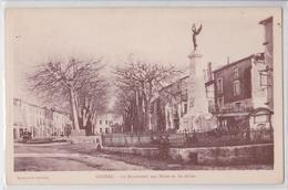 GIGNAC - Le Monument Aux Morts Et Les Allées - Gignac