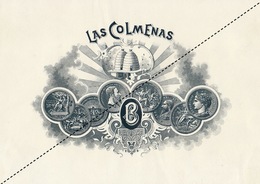 1893-1894 Grande étiquette Boite à Cigare Havane - Etiketten
