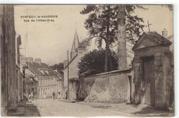 1 Cpa Nanteuil Le Haudouin - Rue De L'hôtel Dieu - Nanteuil-le-Haudouin